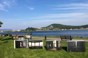 Vue de l'exposition de Nele Van Canneyt